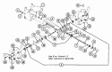 Tiller Gearcase Assembly Diagram and Parts List for 902018 018501 Ariens Tiller