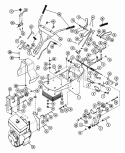 Weight & Frame Assembly Diagram and Parts List for 901012 000101 Ariens Tiller