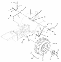 Lower Controls And Wheels Diagram and Parts List for 901429 000101 Ariens Tiller