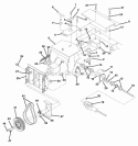 Brush Drive Unit Diagram and Parts List for 926044 000101 Ariens Snow Blower