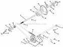 Handlebars And Controls Diagram and Parts List for 926038 000101 Ariens Snow Blower