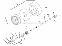 Speed Selector And Frame Diagram and Parts List for 926038 000101 Ariens Snow Blower
