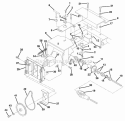 Brush Drive Unit Diagram and Parts List for 926502 001001 Ariens Snow Blower