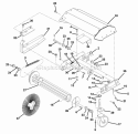 Brush Head Diagram and Parts List for 926502 001001 Ariens Snow Blower
