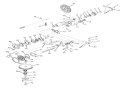 Friction Wheel Drive Diagram and Parts List for 911078 000101 Ariens Lawn Mower