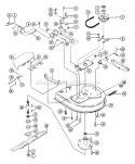 Mower 26" Diagram and Parts List for 927018 000101 Ariens Lawn Tractor