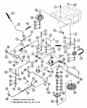Speed Control Diagram and Parts List for 927027 000101 Ariens Lawn Tractor