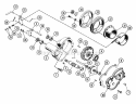 Gear Case & Friction Disc Diagram and Parts List for 927020 000101 Ariens Lawn Tractor