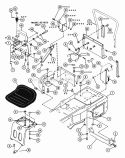 Part Location Diagram of 52706600 Ariens Seat W/Switch