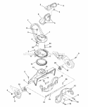 Auger And Discharge Chute Diagram and Parts List for 938015 003000 Ariens Snow Blower