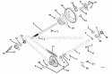 Handlebars And Controls Diagram and Parts List for 926028 000101 Ariens Snow Blower