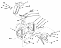Auger And Chute Diagram and Parts List for 939004 000101 Ariens Snow Blower