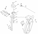 Decals Diagram and Parts List for 939401 035000-074999 Ariens Snow Blower
