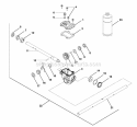 Engine Belt Drive Diagram and Parts List for 939401 035000-074999 Ariens Snow Blower