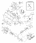 Blower Parts List Diagram and Parts List for 22999 010000 Ariens Snow Blower