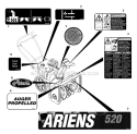 Part Location Diagram of 07759100 Ariens Decal-Auger Propelled