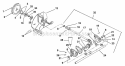 Gear Case And Impeller Diagram and Parts List for 932500 000101 Ariens Snow Blower