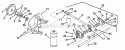 Gear Case And Impeller Diagram and Parts List for 932036 000101 Ariens Snow Blower