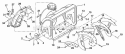 Auger And Chute Diagram and Parts List for 932501 000101 Ariens Snow Blower