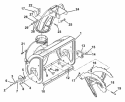 Auger And Chute Diagram and Parts List for 932504 001000 Ariens Snow Blower