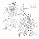 Part Location Diagram of 08267900 Ariens Engine, Tecumseh HSSK50 (504)