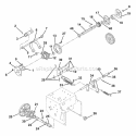 Engine And Belt Drive-524 / 724 Diagram and Parts List for 932504 001000 Ariens Snow Blower