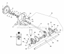 Gearcase And Impeller Diagram and Parts List for 932303 000180 Ariens Snow Blower