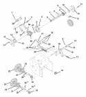 Friction Drive Diagram and Parts List for 932037 004501 Ariens Snow Blower
