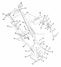Handlebars And Controls Diagram and Parts List for 932037 004501 Ariens Snow Blower