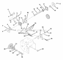 Friction Drive Diagram and Parts List for 932043 000101 Ariens Snow Blower