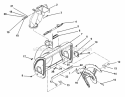 Auger And Chute Diagram and Parts List for 932311 000101 Ariens Snow Blower