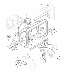 AugerImpeller Housing Diagram and Parts List for 932030 000101 Ariens Snow Blower