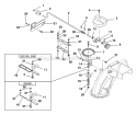 Decals Diagram and Parts List for 932308 000101 Ariens Snow Blower