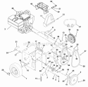 Friction Drive Diagram and Parts List for 932101 000101 Ariens Snow Blower