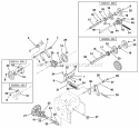 Gear Case And Impeller Diagram and Parts List for 932101 000101 Ariens Snow Blower