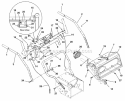 Speed Selector And Frame Diagram and Parts List for 932101 000101 Ariens Snow Blower