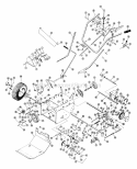 Tractor Parts Diagram and Parts List for 910018 002001 Ariens Snow Blower