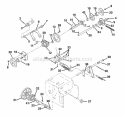 Gear Case And Impeller Diagram and Parts List for 932104 000101 Ariens Snow Blower
