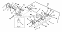 Handlebars And Controls Diagram and Parts List for 932104 000101 Ariens Snow Blower
