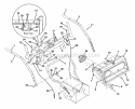 Speed Selector And Frame Diagram and Parts List for 932104 000101 Ariens Snow Blower