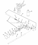 Engine And Belt Drive Diagram and Parts List for 926022 000101 Ariens Snow Blower