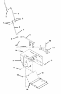 Reduction Drive Diagram and Parts List for 926314 000501 Ariens Snow Blower