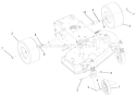 Wheels Diagram and Parts List for 911370 002000 Ariens Lawn Mower