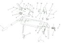 Controls Diagram and Parts List for 911403 000101 Ariens Lawn Mower