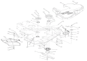 Deck Diagram and Parts List for 911403 000101 Ariens Lawn Mower