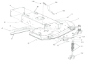 Frame & Front Casters Diagram and Parts List for 911403 000101 Ariens Lawn Mower