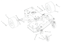 Wheels Diagram and Parts List for 911407 000101 Ariens Lawn Mower