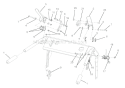 Controls Diagram and Parts List for 911407 000101 Ariens Lawn Mower