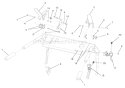 Controls Diagram and Parts List for 911410 000101 Ariens Lawn Mower