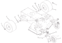 Wheels Diagram and Parts List for 911413 000101-012999 Ariens Lawn Mower